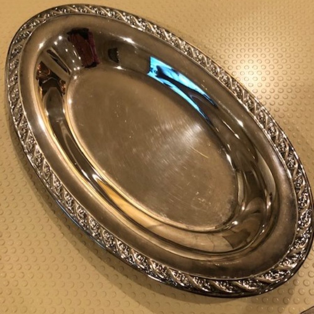 Silver Plated Bread Dish